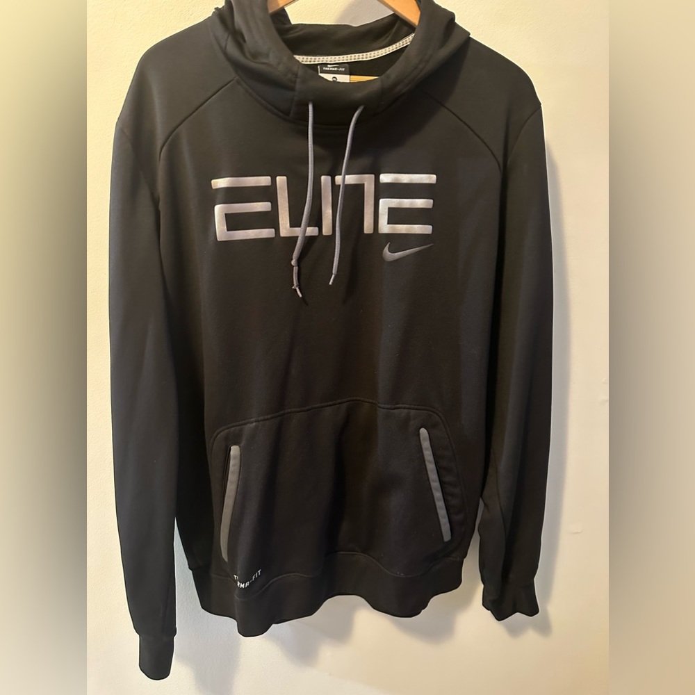 Nike elite hoodie , men’s black XL